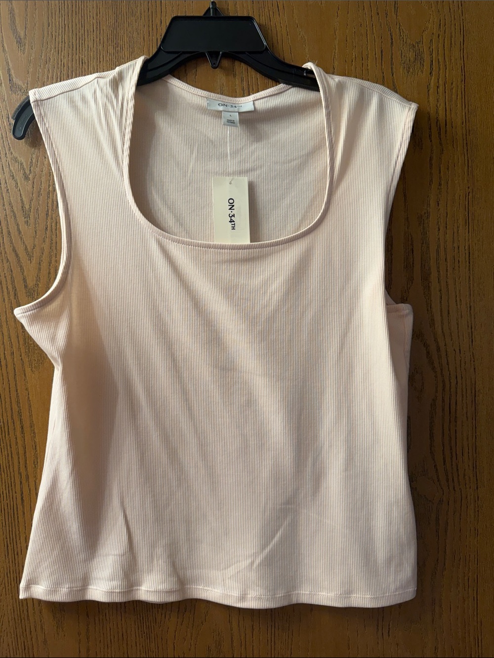 ON 34th Women's Ribbed Scoop Neck Tank